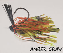 Load image into Gallery viewer, Ball Head Weedless Jig (5/16 oz, 3/8 oz &amp; 7/16 oz) - Crawfish Patterns - Fireball Outdoor Products