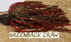 Ball Head Weedless Jig (5/16 oz, 3/8 oz & 7/16 oz) - Crawfish Patterns - Fireball Outdoor Products