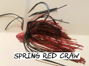 Ball Head Weedless Jig (5/16 oz, 3/8 oz & 7/16 oz) - Crawfish Patterns - Fireball Outdoor Products