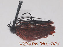 Load image into Gallery viewer, Ball Head Weedless Jig (5/16 oz, 3/8 oz &amp; 7/16 oz) - Crawfish Patterns - Fireball Outdoor Products