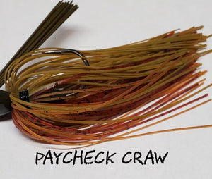 Ball Head Weedless Jig (5/16 oz, 3/8 oz & 7/16 oz) - Crawfish Patterns - Fireball Outdoor Products