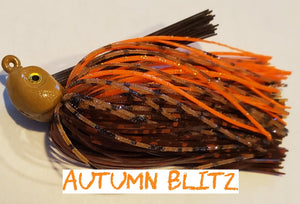 Ball Head Weedless Jig (5/16 oz, 3/8 oz & 7/16 oz) - Crawfish Patterns - Fireball Outdoor Products