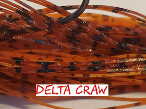 Ball Head Weedless Jig (5/16 oz, 3/8 oz & 7/16 oz) - Crawfish Patterns - Fireball Outdoor Products