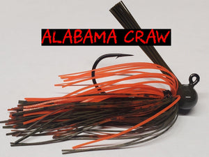 Ball Head Weedless Jig (5/16 oz, 3/8 oz & 7/16 oz) - Crawfish Patterns - Fireball Outdoor Products