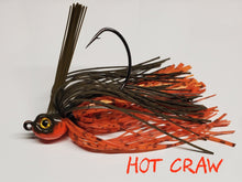 Load image into Gallery viewer, Ball Head Weedless Jig (5/16 oz, 3/8 oz &amp; 7/16 oz) - Crawfish Patterns - Fireball Outdoor Products