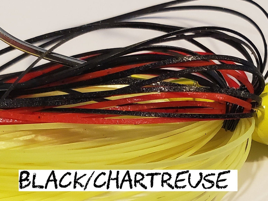 Ball Head Weedless Jig ( Sizes 1/2 oz, 9/16 oz & 5/8 oz) - Misc Patterns - Fireball Outdoor Products