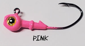 Fire Eye Jig - Sz 3/0 Hook - Sizes 1/4 oz & 3/8oz - Fireball Outdoor Products