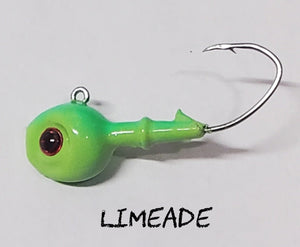 Fire Eye Jig - Sz 3/0 Hook - Sizes 1/4 oz & 3/8oz - Fireball Outdoor Products