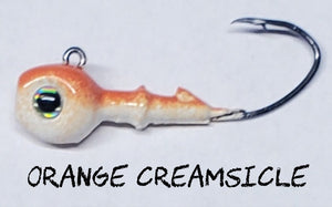 Fire Eye Jig - Sz 3/0 Hook - Sizes 1/4 oz & 3/8oz - Fireball Outdoor Products